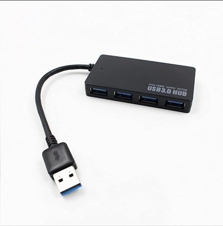 4-Port USB 3.0 hub for high-speed data transfer