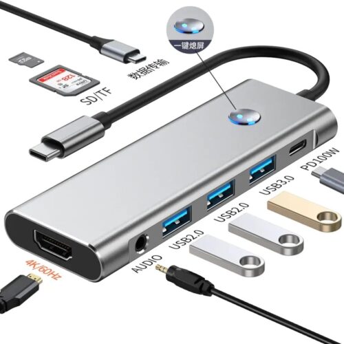 9-in-1 USB-C Hub Adapter with 4K HDMI