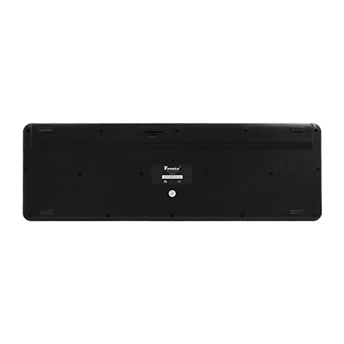 Version 1.0.0 FKW501 Full Size Wireless Computer Keyboard with 1 Led Function | Black | 104-keys | Compatible for Windows | Desktop | Laptop | All in one with 10 Million keystrokes