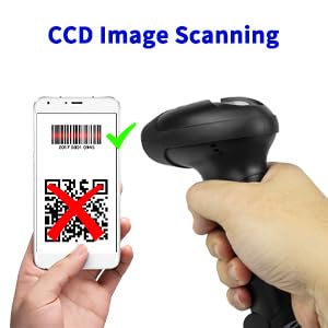 FB1100W Wired Barcode Scanner – High-Speed 1D CCD USB Handheld Scanner | BIS Certified, Plug & Play, Durable Design for Retail Billing, Warehouse, POS & Inventory Management