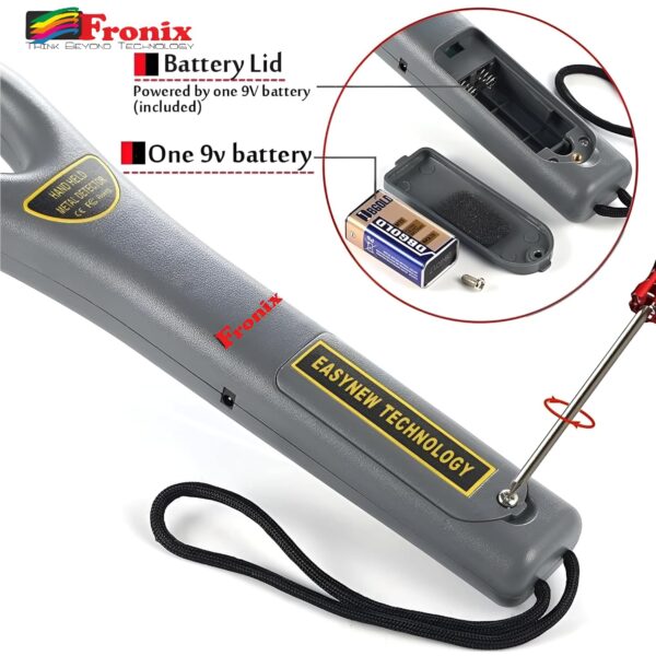 FRONIX GC-101H Handheld Security Metal Detector