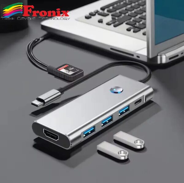 8-in-1 USB-C Hub Adapter with 4K HDMI