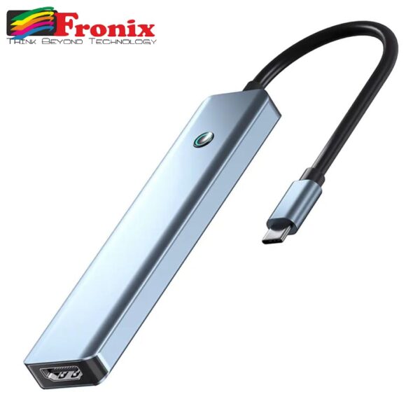 5-in-1 USB-C Hub Adapter with 3 USB 3.0 Ports