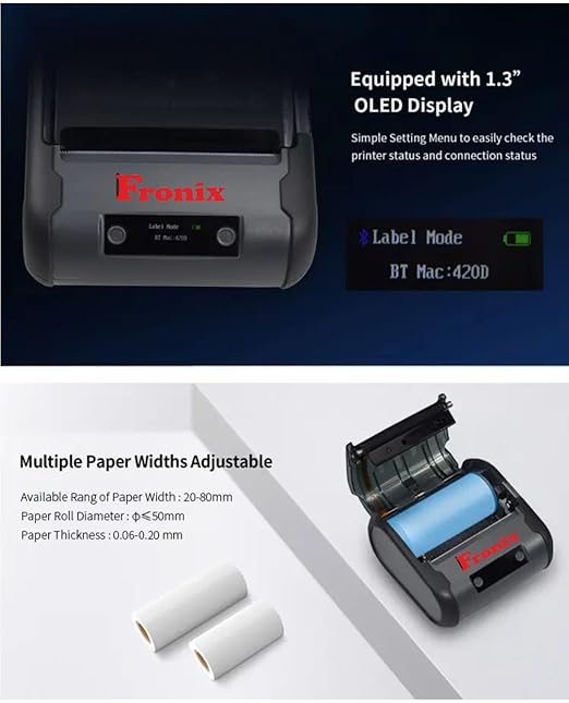 Portable Mobile Thermal Printer