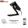 2D Wired Scanner with Stand, Handheld 2D Barcode Scanner QR/CCD Code Barcode Scanner for Shops, Supermarkets, Convenience Stores, Warehouses,Logistics- BIS Approved (Stand Also Included)