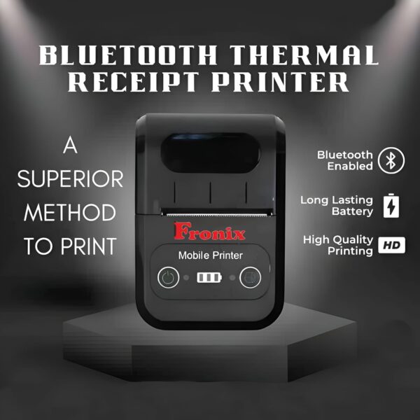 Mini inkless Thermal Receipt Printer Includes (Adapter, USB, Paper roll) 58mm Mobile Mini Printer is Easy to Connect with Mobile