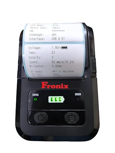 58mm Mobile Thermal Lable Printer with Bluetooth