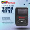 Mini inkless Thermal Receipt Printer Includes (Adapter, USB, Paper roll) 58mm Mobile Mini Printer is Easy to Connect with Mobile