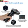 FB1300W Pro is a Versatile 2.4GHz Wireless Barcode Scanner, Supporting 1D and 2D barcodes and QR Codes. Offers Wired/2.4G /Bluetooth Modes with Integrated Lighting and Digital Display.