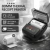 3-Inch Portable Thermal Receipt Printer, Blue-Tooth & USB | Mini Mobile POS Printer for Android, iOS, Windows | 80mm Printing Width