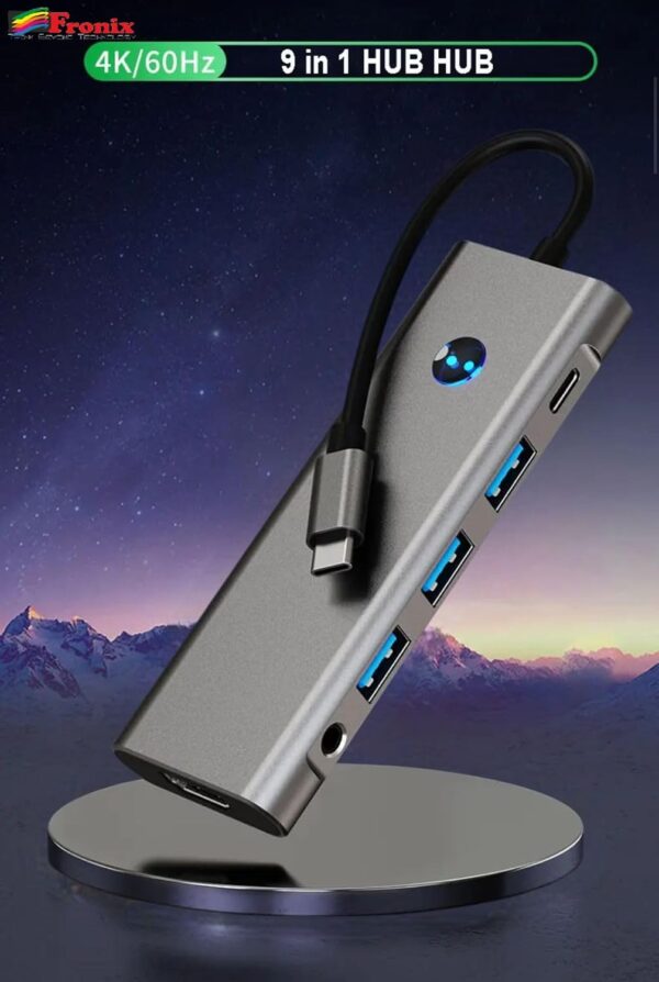 9-in-1 USB-C Hub Adapter with 4K HDMI