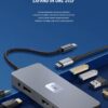 11-in-1 USB-C Hub with 4K HDMI, VGA, Gigabit Ethernet