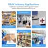 2D Wired Scanner with Stand, Handheld 2D Barcode Scanner QR/CCD Code Barcode Scanner for Shops, Supermarkets, Convenience Stores, Warehouses,Logistics- BIS Approved (Stand Also Included)