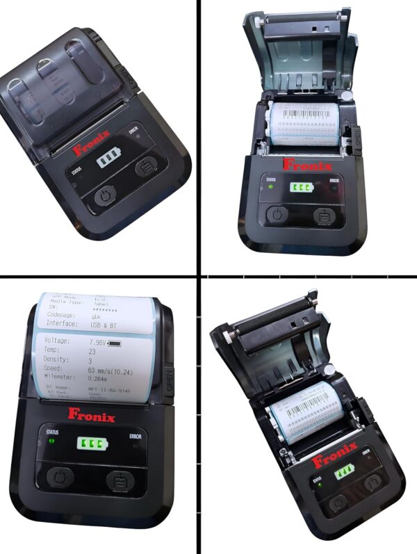 58mm Mobile Thermal Lable Printer with Bluetooth