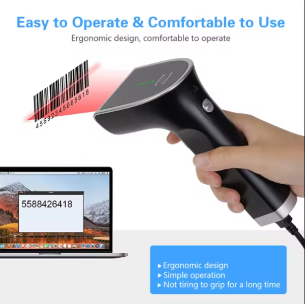 Fronix FB1200 Linear 1D/CCD Wired Barcode Scanner