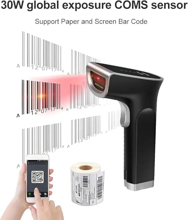 Fronix FB1300W 2.4GHz Wireless Barcode & QR Code Scanner