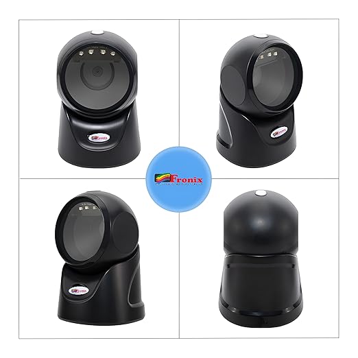 Fronix 1D 2D QR Hands-Free Desktop Barcode Scanner