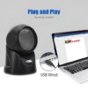 Fronix 1D 2D QR Hands-Free Desktop Barcode Scanner