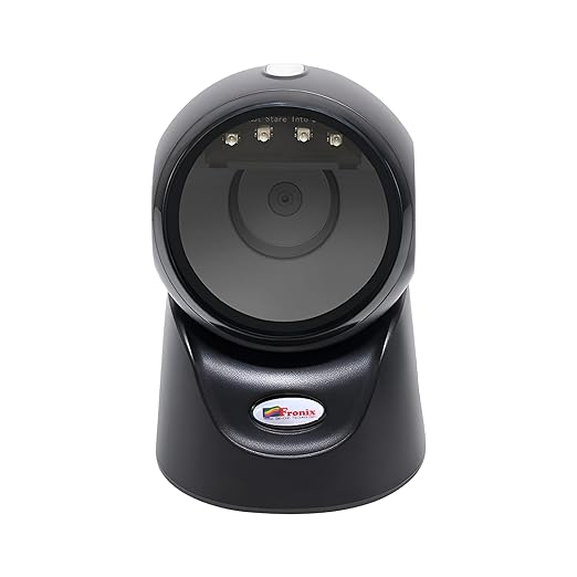 Fronix 1D 2D QR Hands-Free Desktop Barcode Scanner