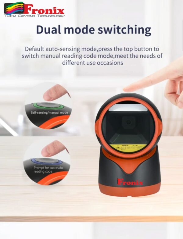 Fronix 2D Desktop Omnidirectional Barcode Scanner