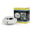 Version 1.0.0 Photoelectric Smoke Detector with Built-in Alarm Siren Ceiling Mounted, High Sensitivity Smoke Detection, For Home, Office, Shop, Warehouse, Hotel and Commercial Buildings