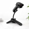Barcode Scanner Stand Holder, Universal Hands-Free Desktop Mount for 1D & 2D Barcode Scanners, Adjustable for POS, Retail Store, Supermarket & Warehouse