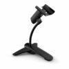Barcode Scanner Stand Holder, Universal Hands-Free Desktop Mount for 1D & 2D Barcode Scanners, Adjustable for POS, Retail Store, Supermarket & Warehouse
