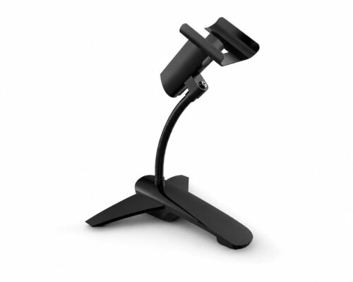 Barcode Scanner Stand Holder, Universal Hands-Free Desktop Mount for 1D & 2D Barcode Scanners, Adjustable for POS, Retail Store, Supermarket & Warehouse