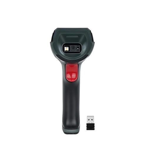 FB1800 Rugged Industrial-Grade Wireless 1D/2D Barcode & QR Scanner, Digital Display, 3-in-1 Bluetooth + 2.4G + USB, Heavy-Duty Handheld Scanner for POS, Retail & Warehouse