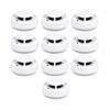 Version 1.0.0 Smoke Detector Alarm, Pack of 10 Photoelectric Fire Alarm Sensor, Ceiling Mount, Easy Installation