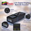 Version 1.0.0 Pro 3-in-1 Wireless Barcode Scanner with LCD Digital Display