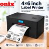 714HyzpTY7L._SL1500_ (1) FXLX-180, 4 Inch Thermal Label Printer with Bluetooth & USB