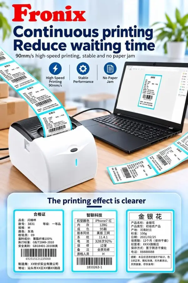 7197B3HZS9L._SL1500_ FX-LM80, 80MM Thermal Label Printer with Bluetooth & USB