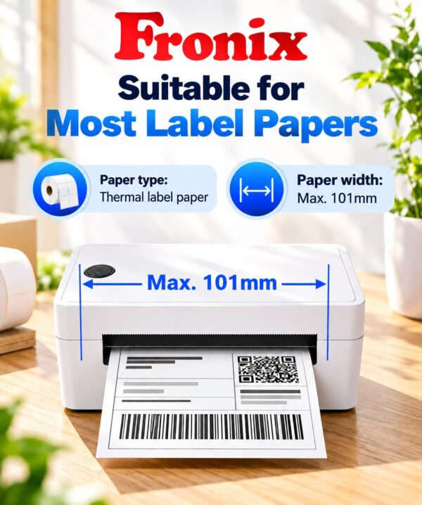 71CcruvYuWL._SL1372_ FX-LP80, 4 Inch Thermal Label Printer with Bluetooth & USB