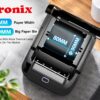 FX-TP80 Pro 3 Inch Thermal Label & Receipt Printer, 80mm, Black
