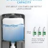 Wall Mount Automatic Soap Dispenser, White, 1000 ML Bathroom Office School Hospital Restaurants, Hand Soap Dispenser, Refillable, Liquid Gel Pump