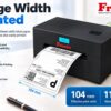 71z5bT4oStL._SL1500_ (1) FXLX-180, 4 Inch Thermal Label Printer with Bluetooth & USB
