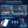 FB1800 Rugged Industrial-Grade Wireless 1D/2D Barcode & QR Scanner, Digital Display, 3-in-1 Bluetooth + 2.4G + USB, Heavy-Duty Handheld Scanner for POS, Retail & Warehouse
