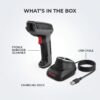 FB1600W Wireless 2D Barcode Scanner with Charging Stand | Handheld, BIS Approved | USB & WiFi Connectivity | Fast, Accurate QR Code Reader for Retail Shops, Supermarkets, Warehouses