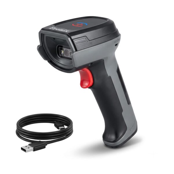 1600C Wired USB Barcode Scanner, Handheld 1D & 2D QR Code Reader