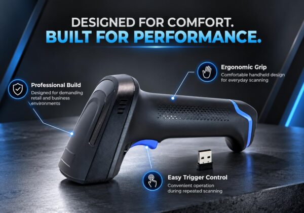 71gBmLvbL+L._SL1500_ FB1300W Wireless 1D 2D Barcode Scanner