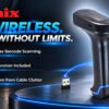 71sho8+6VDL._SL1500_ FB1300W Wireless 1D 2D Barcode Scanner