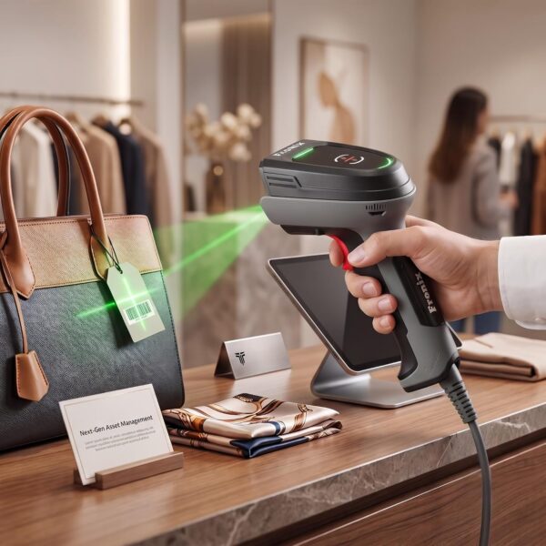 1600C Wired USB Barcode Scanner, Handheld 1D & 2D QR Code Reader